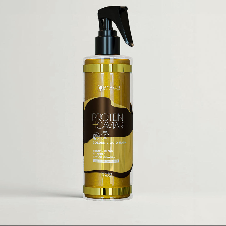 Protein + Caviar Golden Liquid Mask Amazon Keratin Protein + Caviar Golden Liquid Mask Amazon Keratin