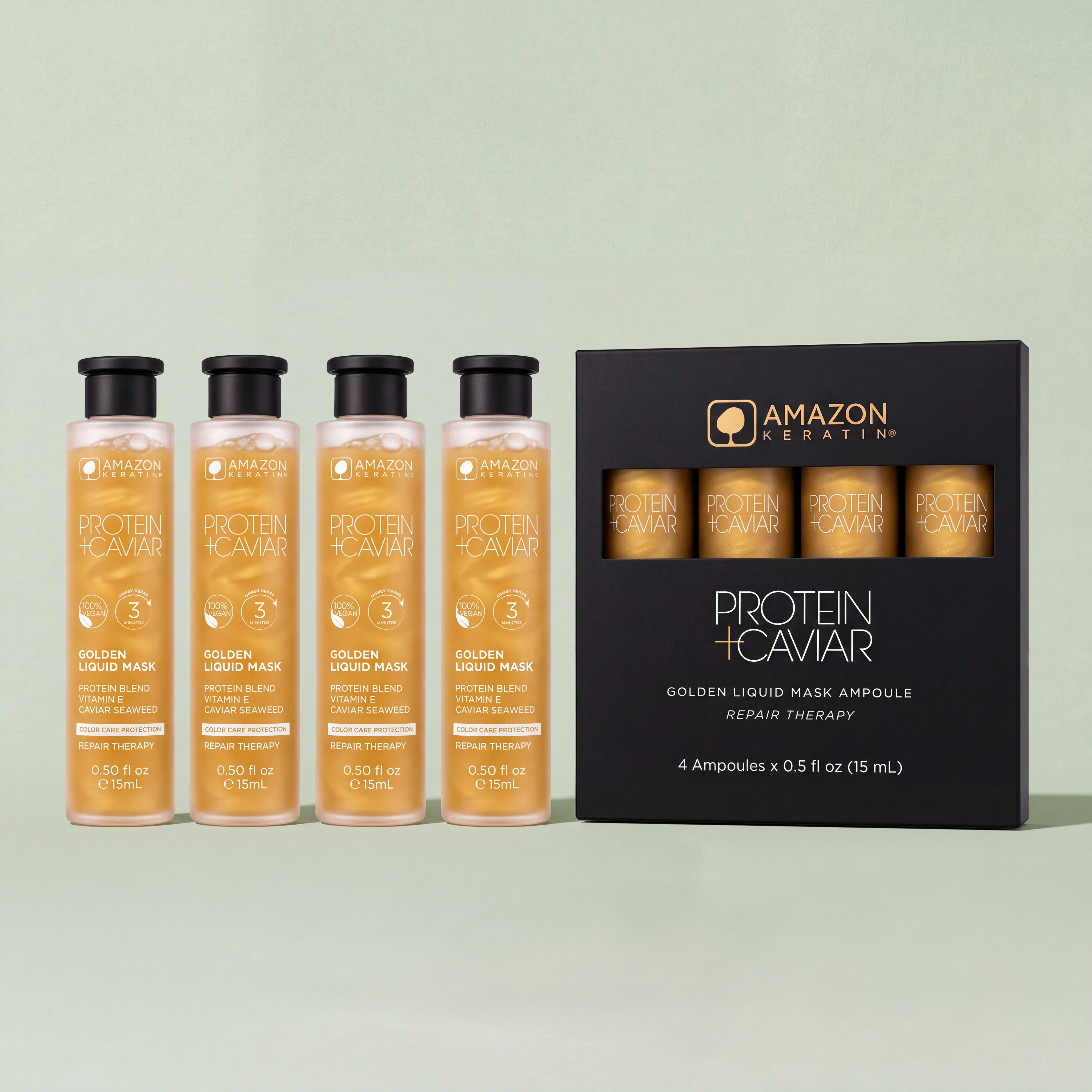 Protein + Caviar Ampoules Set